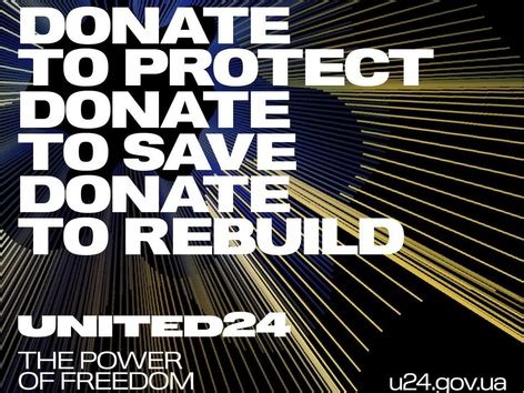 United24: President launches global aid initiative for Ukraine.
